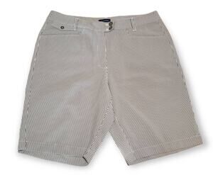 Golf America Womens Gray Striped Shorts - Size 6P